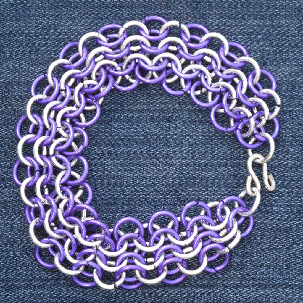 Chainmail Bracelet - Euro 4 In 1 Weave
